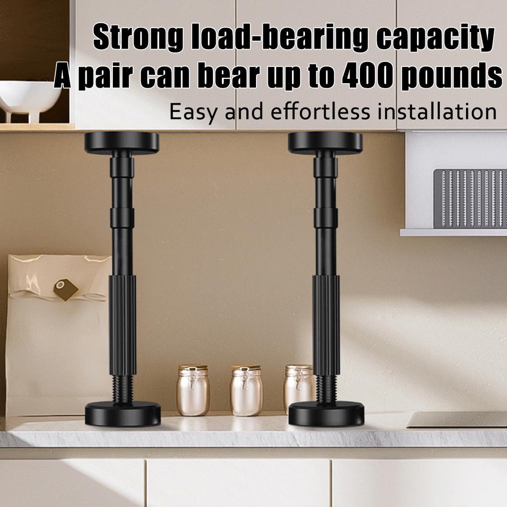 1PCS Black Adjustable Bed Frame Anti-Shake Tool, Headboard Stoppers,Load Bearing Adjustment Support Rod, Easy To Install