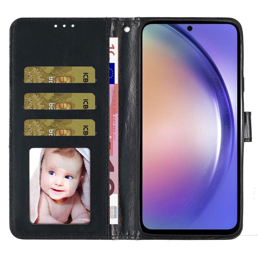 For Samsung Galaxy A17 5G/A17 4G/A26 5G Wallet Case Glitter Anti-Scratch Leather Phone Cover Stand