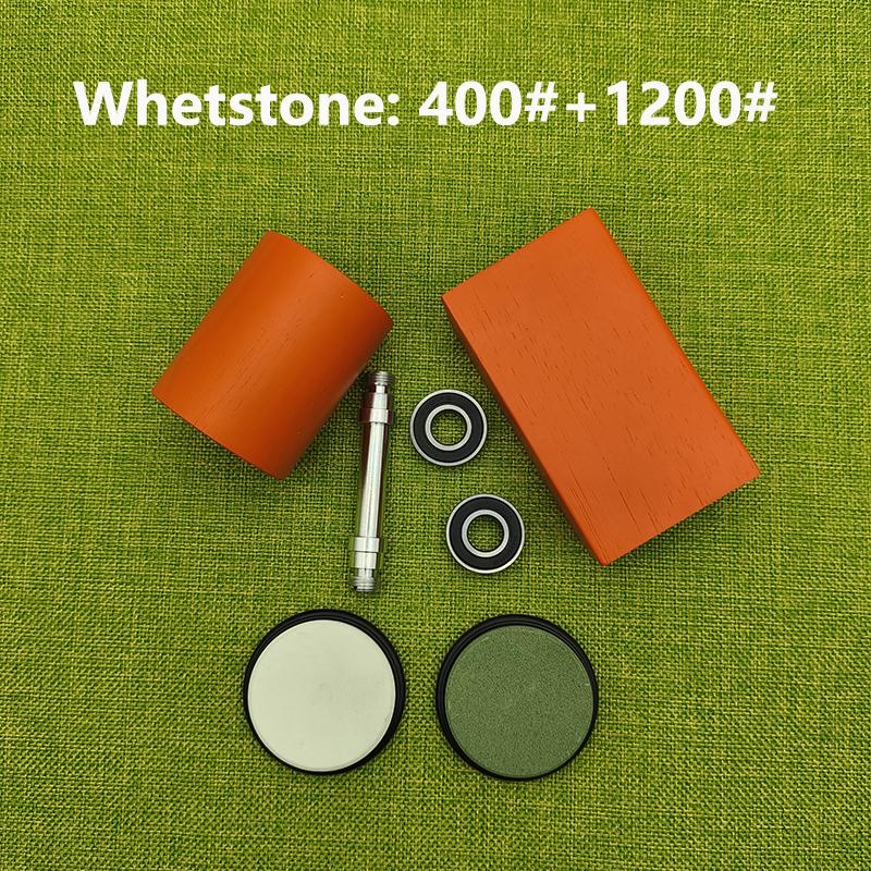 Rolling Knife Sharpener For Straight Edge Knife Sharpener Kit With 15/20° Degree Magnetic Angle For Kitchen Knives Whetstone Set