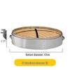Bamboo Steamer with Aluminum Trim