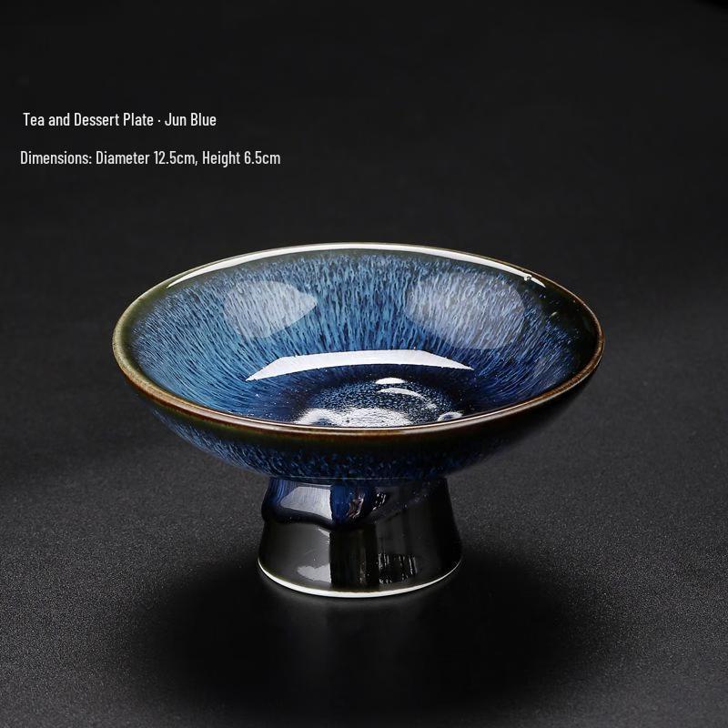 Chaxun Kiln-Fired Glaze Fruit Plate