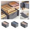 Multipurpose Non-woven Clothes Storage Box Gray Various Sizes