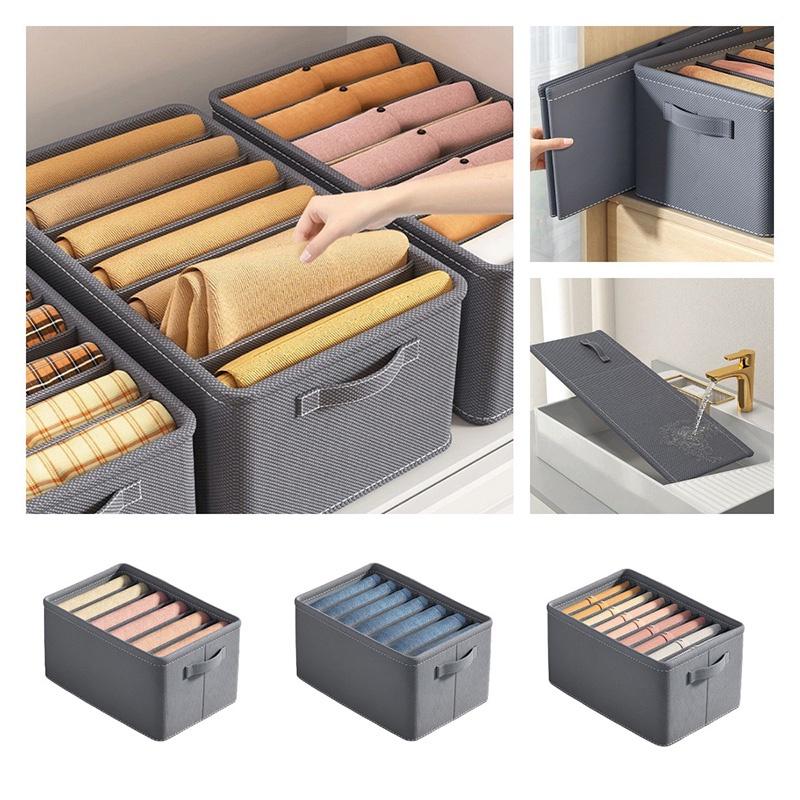 Multipurpose Non-woven Clothes Storage Box Gray Various Sizes