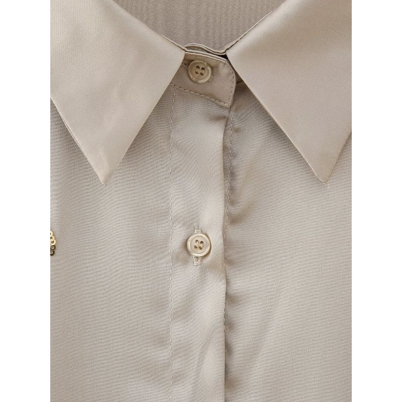 Kaslead New Arrival Women's Fashion Style Sequin Embroider Satin Shirt Casual Straight Trousers Suit