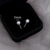 4mm-12mm Imitation Pearl Stud Earring for Women Korean Sweet Temperament Ear Jewelry Accessories Wedding Gift