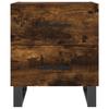 Nightstand Smoked Oak 40 x 35 x 47.5 cm Engineered Wood