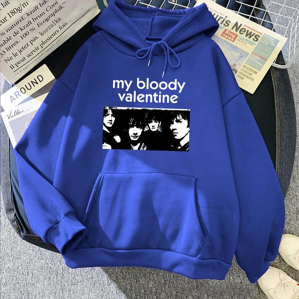Rock Band My Bloody Valentine Hoodies Ropa De Mujer Sudaderas Soft Hooded Sweatshirts Long Sleeve Clothing