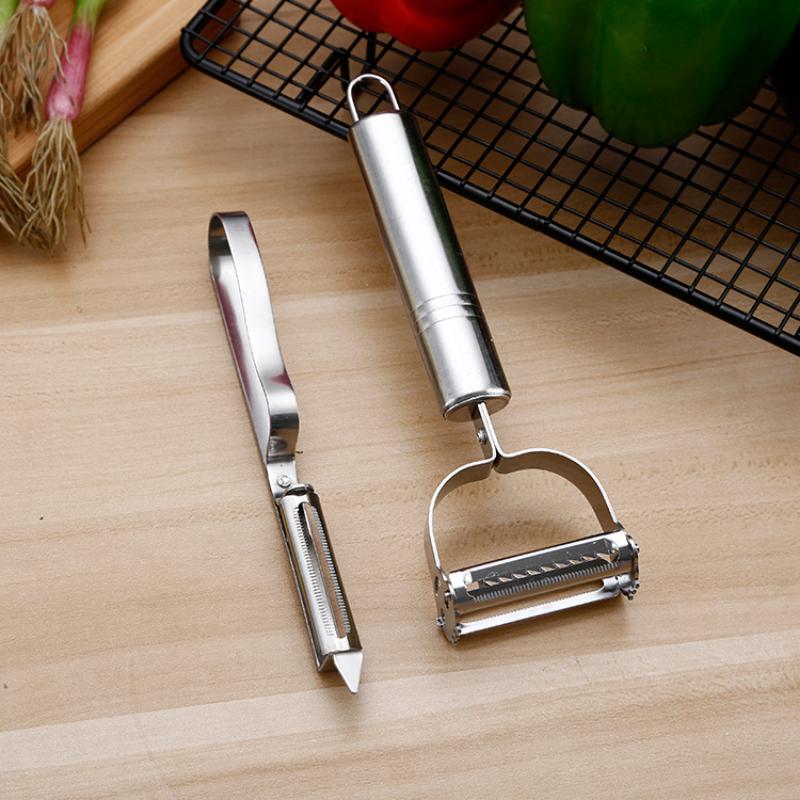 Scraper Wholesale Multifunctional Household Stainless Steel Pig Hair Clip Melon Fruit Planer Potato Parper Three-piece Set