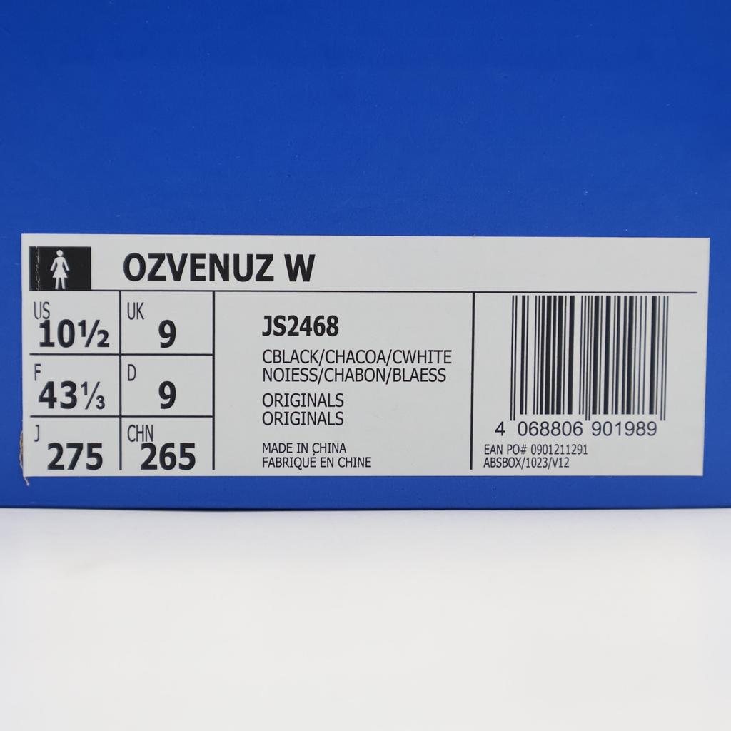 JS2468 Adidas Originals Ozvenuz Core Black Charcoal Core White (Women's)