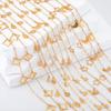 1Meter Stainless Steel Leaf Star Charm Tassel Link Chain Dangle Charms Pendants Chains for DIY Necklace Bracelet Jewelry Making