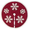 48 Inch Christmas Tree Skirt Knitted Xmas Mat Holiday Party Decor