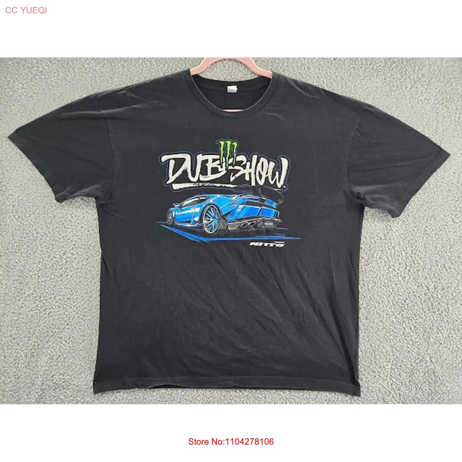 

Monster Dub Show Mens T Shirt Size 2X Racing Cars Black Fueled by Nitto vintage Washed graphic Breathable homme Stretched 5XL різнокольоровий