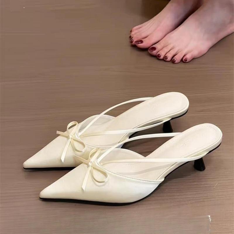 

Fashion Women Pumps Spring Sexy Pointed Toe Sandals Party Ladies High Heels Shoes for Women Fashion Wedding Shoes Bride Zapatos De Mujer 35 абрикосовый