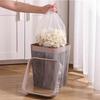 Imitation Wood Grain Marble Garbage Bin 12/14 L Waterproof Plastic Trash Can For Kitchen Living Room Bathroom Waste Paper Basket
