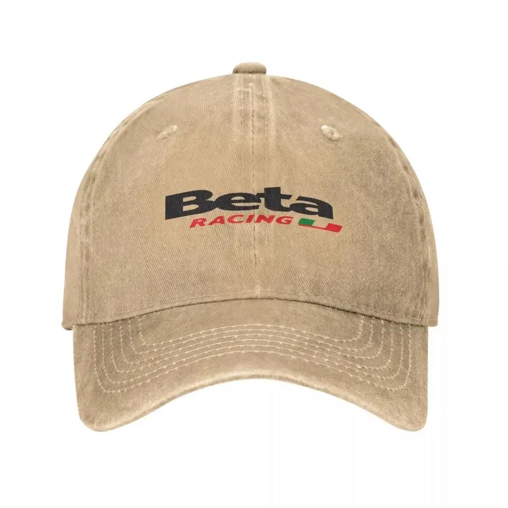 Vintage Beta Racing Baseball Cap Unisex Distressed Cotton Snapback Cap Moto Motorcycle Outdoor Summer Unstructured Soft Caps Hat