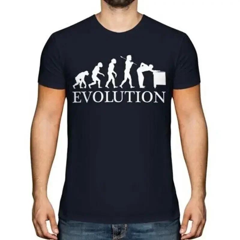 Evolution Of Unisexs Snooker Player Tshirt Gift Splint Spheres