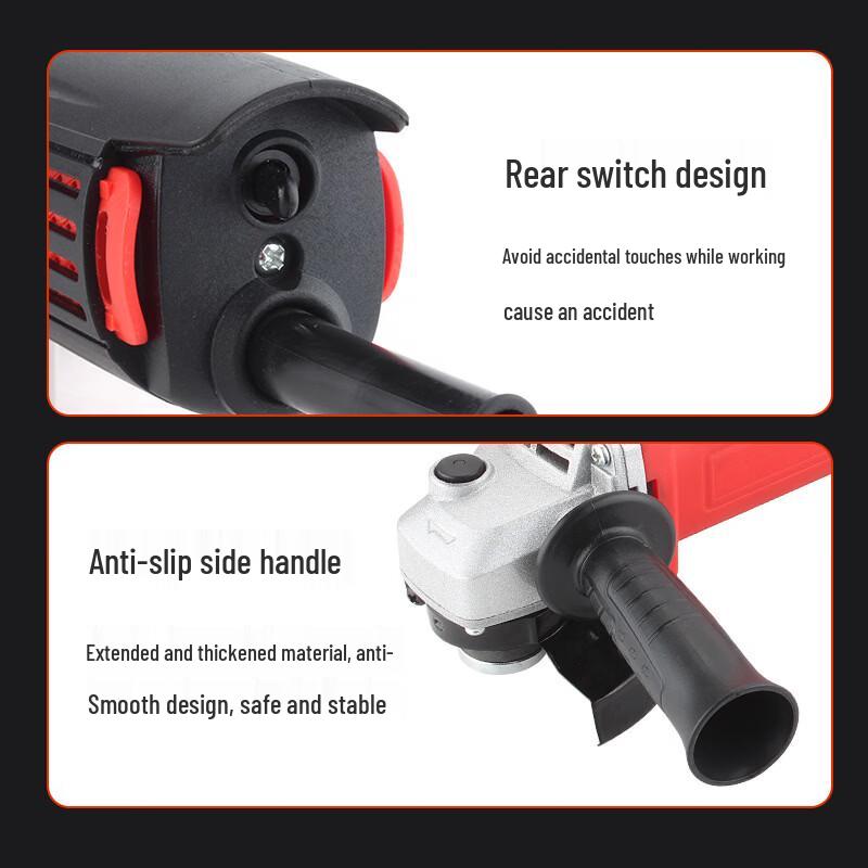 SMVP 200W Elektrischer Winkelschleifer zum Trennen und Polieren CN-Stecker (Adapter enthalten)