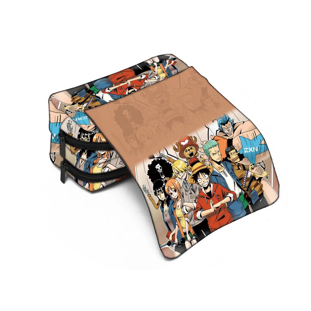 New arrival, in stock! One Piece pencil case/stationery box for elementary and middle school students, featuring cartoon anime elements.