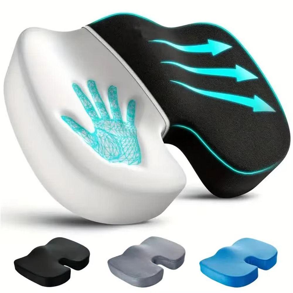 Non-slip Hemorrhoid Seat Cushion Slow Rebound Orthopedic Seat Cushion  for Home Office School
