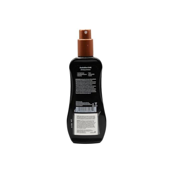 Australian Gold Protections Solaire SPF50 Spray Gel avec Agents Bronzants 237ml