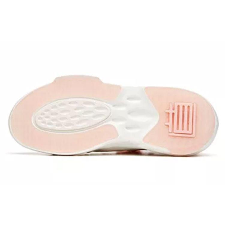 Anta Dominator Non-Slip Durable Mid-Top Skate Shoes Women Skate Shoes Pink White 922038066-2