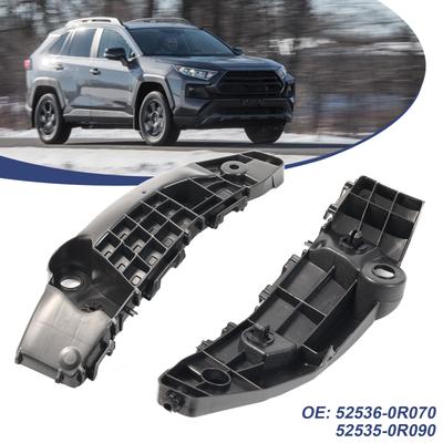2X Car Part Front Bumper Retainer Brackets Spacer Left Right Pair Side Beam Mount Support For Toyota Rav4 2019 2020 2021 52536-0R070 52535-0R090