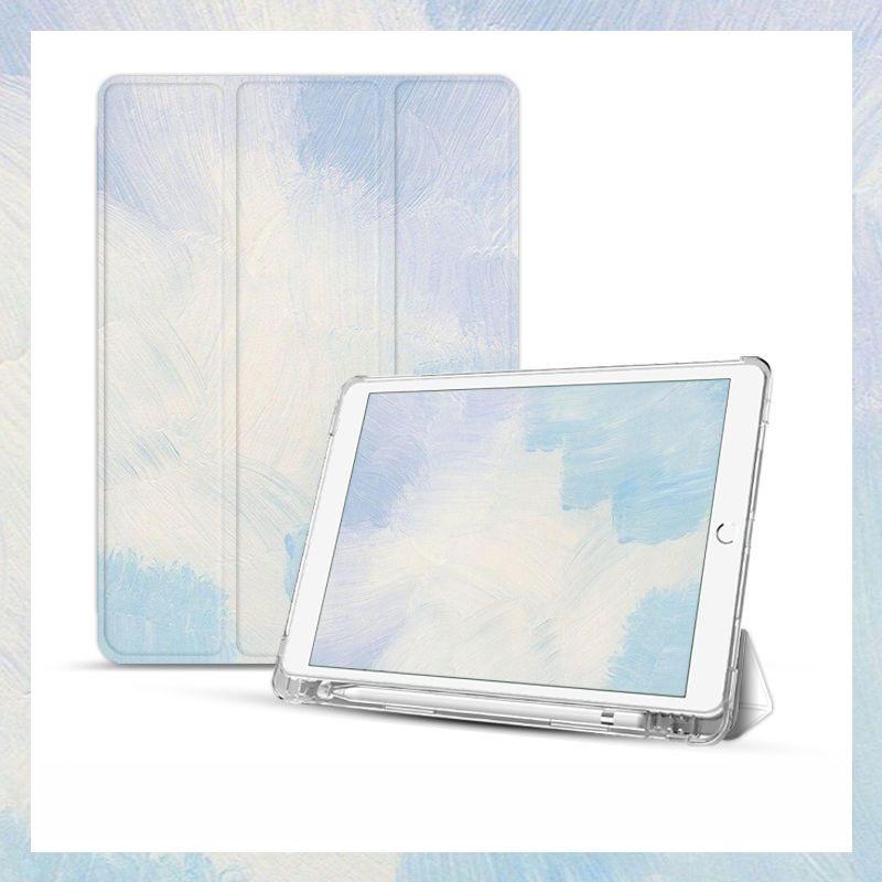 Smart Cover Case for Samsung Tab A9 8.7 S10 S9 12.4 Inch Computer Case for S7 S8 S9 11 Plus A9 Plus 11 Inch Simplicity Blurring Tab S6 Lite 10.4 inc