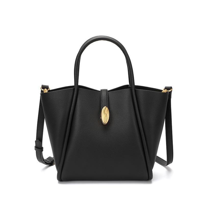 

Гуанчжоуская женская сумка-тоут из натуральной коровьей кожи большой вместимости для通勤, ретро-сумка-тоут плюс 29*13*21(CM) чёрный