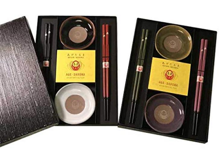 Auspicious Chopsticks with Designs Always Facing for the Spirit of Rising Up After Falling Down Seven Chopsticks Colored Small A Set of Two Pairs of