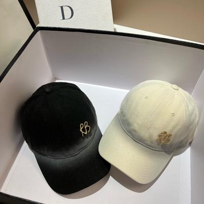 Luxury Metal Letter RB Baseball Cap Men Women Fashion Snapback Hip Hop Caps Adjustable Bone Dad Hat Outdoor Visor Sun Hats