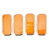 4PCS Red/Yellow Safety Reflector ABS Reflective Decal Warning Marker  Vehicle Night Safety Upgrade