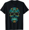 Sugar Skull Dia-de-Los-Muertos Mexican Day-of-The-Dead T-Shirt