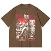 230 Gsm 100% Cotton DanDaDan V4 Occult Battle Print Unisex Heavy Cotton T Shirt