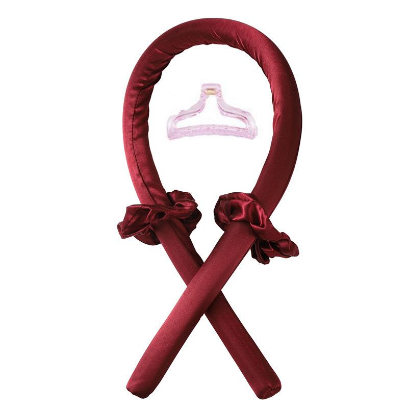 Heat-Free Sleep Curling Iron: Big Waves, No Hair Damage, EVA Foam Sponge