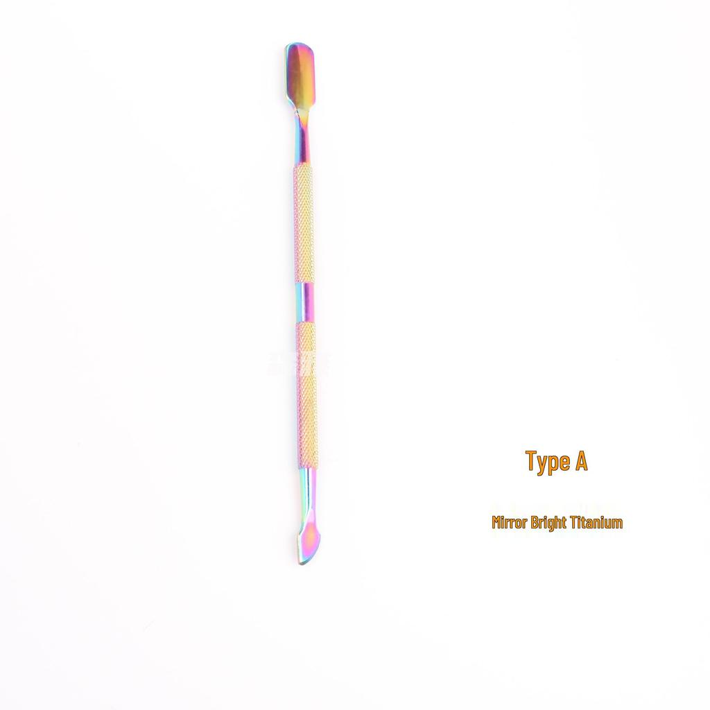 "9005 Edelstahl Nagelhautschieber & Entferner Set - Maniküre Werkzeuge für abgestorbene Haut & Nägel"