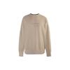 Letter Round Neck Fitted Long Sleeve Sweatshirt Men Sweatshirt Light-Brown J30J324091-PED