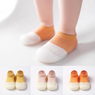 Baby Home Anti-Rutsch-Schuhe, bunte Gummisohle, Bodensocken, Lauflernzubehör