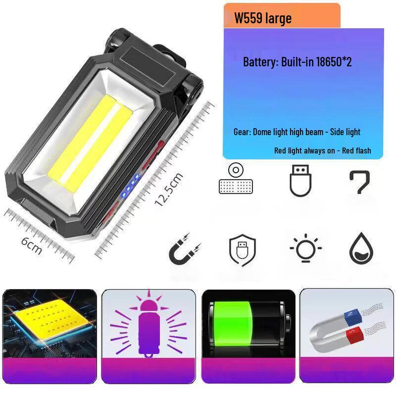 UOSU Multifunctional Magnetic COB Work Light