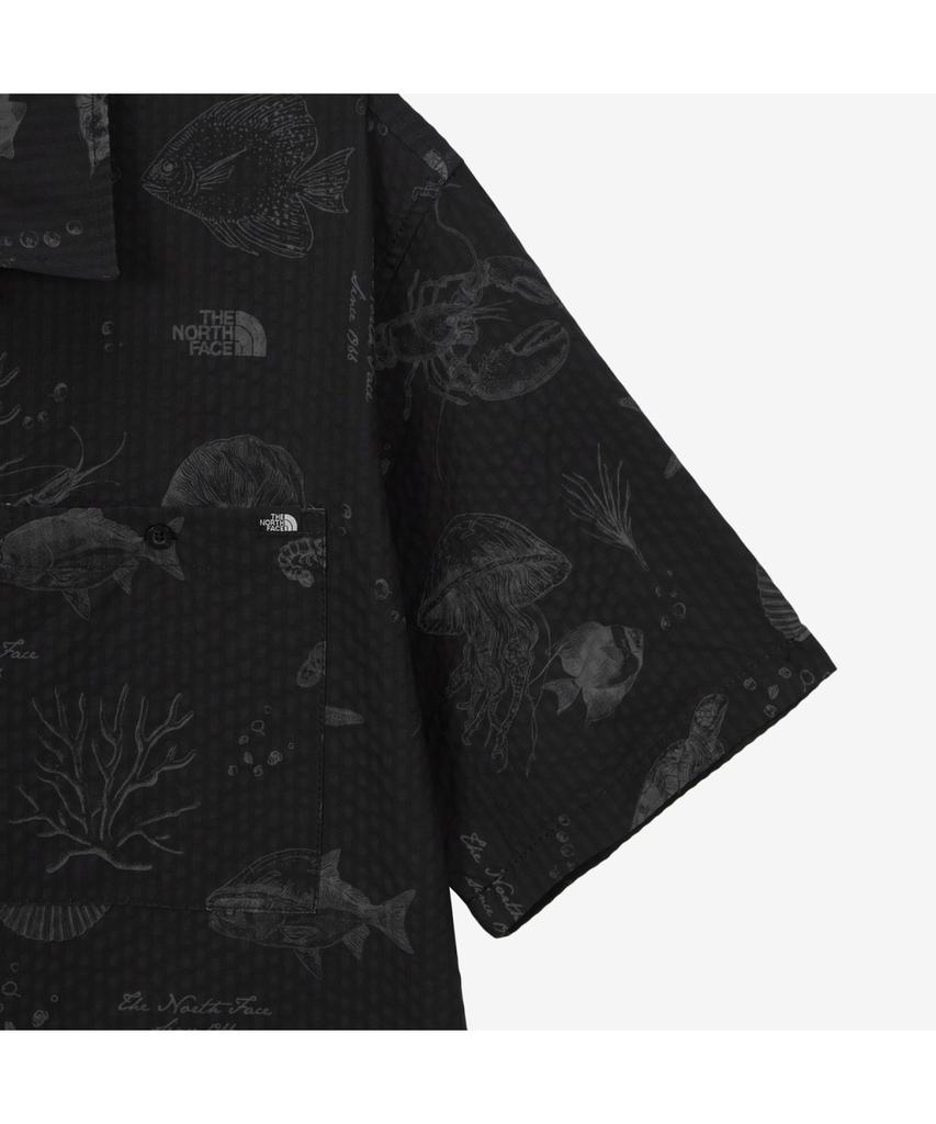 Noseupeiseu Nh8Ss07B Men'S Maris Short Sleeve Shirt Black
