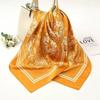 Retro cashew flower personalized small scarf hip hop masculinity versatile decorative imitation silk square scarf headscarf