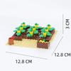 MOC Farm Set Stavebnice Plodina Rostlina Dýně Konírna Kráva Kruh Zvířata Město Pohled na ulici Kostky Model Hračky