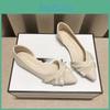 2024 Autumn Arrival New Spring Pointed Toe Comfortable Casual Retro Elegant Womens Shoes Shallow Mouth Breathable Flat Shoes