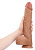 Extra Long Dildo 29 X 7cm Brown
