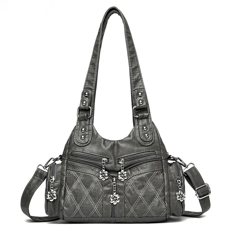 Borsa a Spalla in Vera Pelle da Donna Borse a Tracolla Borse Firmate Borsa Messenger di Lusso alla Moda