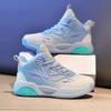 Boys basketball shoes 2025 spring and summer new middle-aged and older children's sports shoes mesh breathable youth running shoes