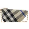 Burberry Schild Verstellbarer Ketten-Schultergurt Reißverschluss Polyester Baumwolle Mini Handtasche Umhängetasche Damen Handtaschen Moosgrün 80860121