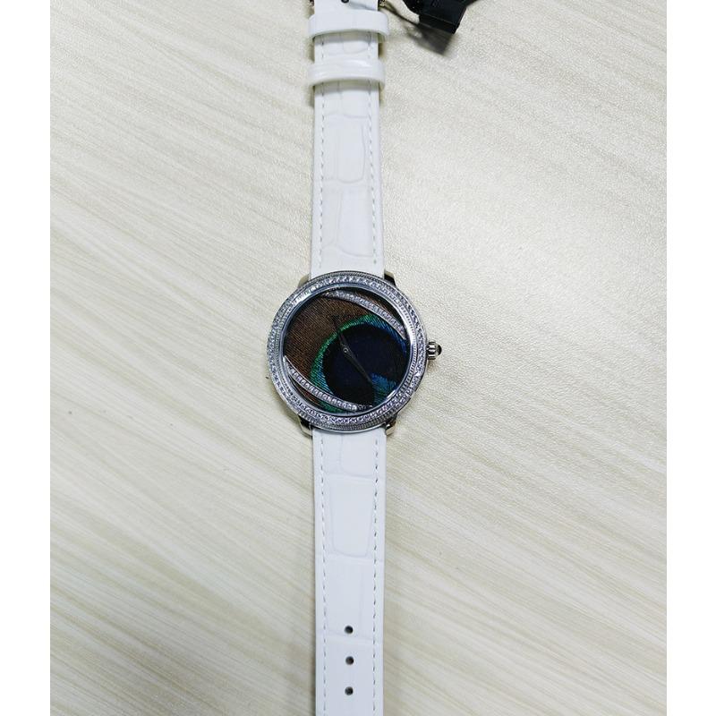 

Женские кварцевые часы, модные, легкие, роскошные, нишевые, швейцарские, с механизмом, перьевые, с бриллиантами, водонепроницаемые, с поясом, для женщин