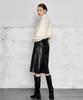 Laneonkyulleoseu Faux Leather Bermuda Pants_Black