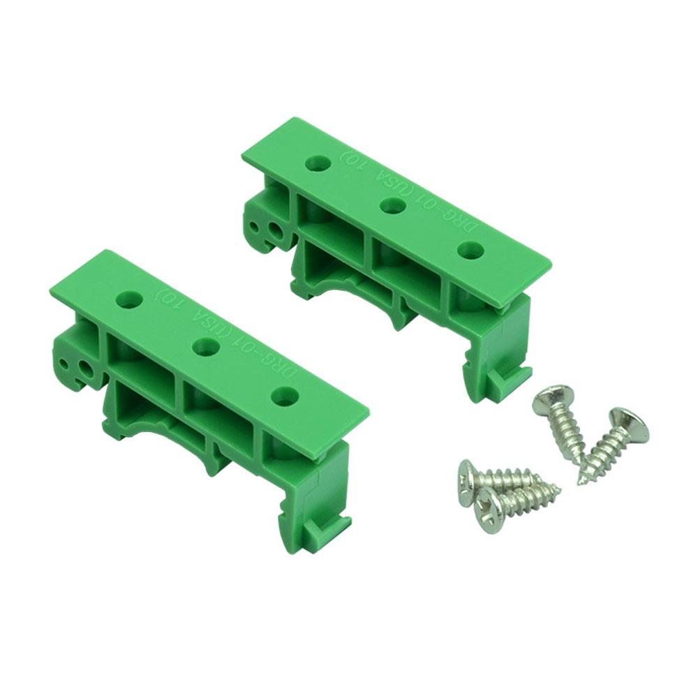 

1pair DIN 35 Rail Mount PCB Connectors Spare Parts Mounting Support Adapter PCB Support Systems DRG-01