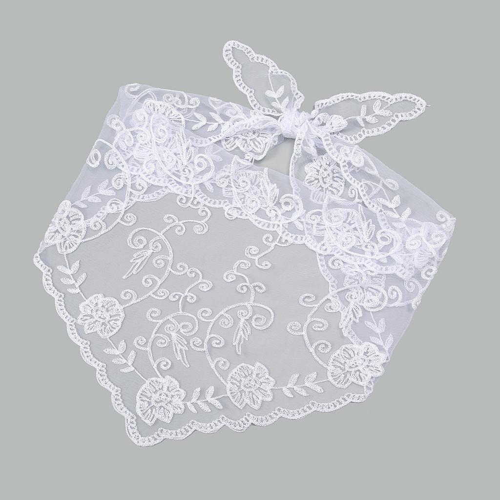 Fashion Lace Hairscarf Women Retro Triangle Hair Bands Vintage Triangular Headscarf Girls Elegant Headwear Hair Accessories